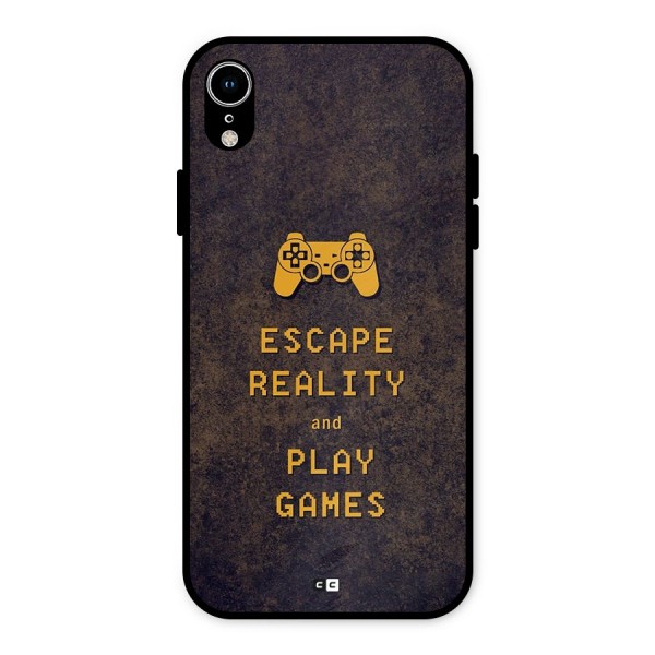 Escape Reality Metal Back Case for iPhone XR