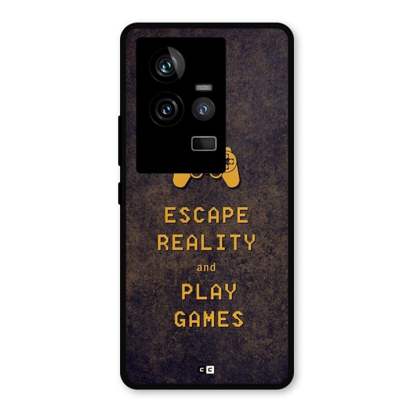 Escape Reality Metal Back Case for iQOO 11 5G