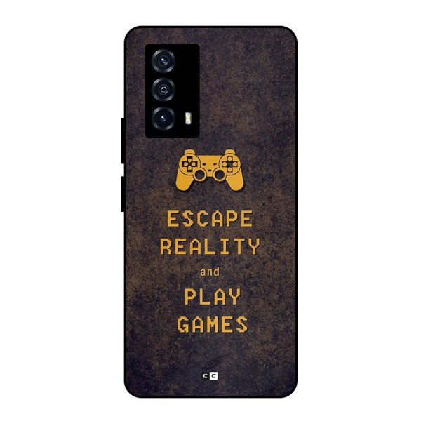 Escape Reality Metal Back Case for iQOO Z5