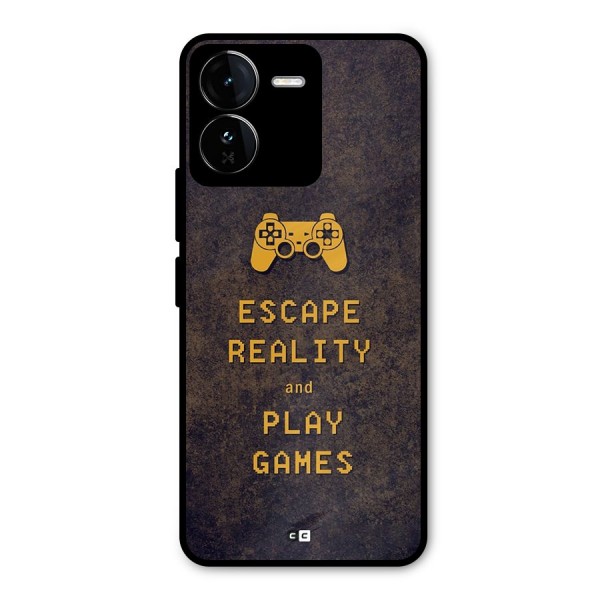 Escape Reality Metal Back Case for iQOO Z9