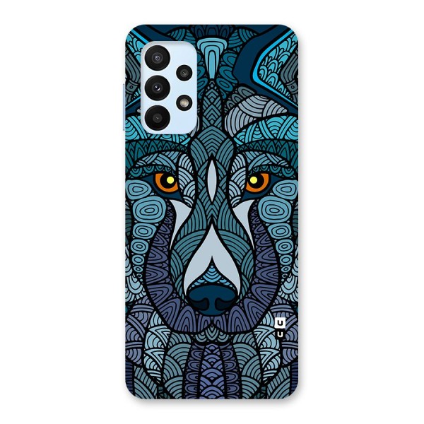 Ethnic Wolf Art Illustration Back Case for Galaxy A23