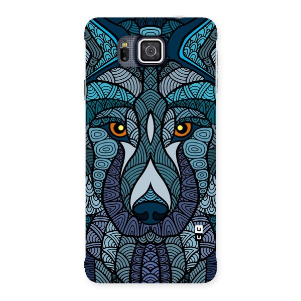 Ethnic Wolf Art Illustration Back Case for Galaxy Alpha