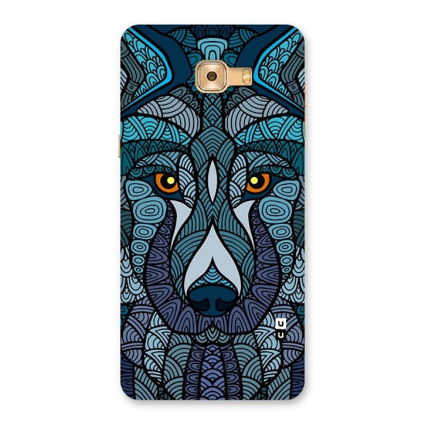 Ethnic Wolf Art Illustration Back Case for Galaxy C9 Pro