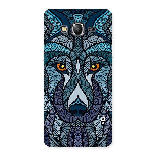 Ethnic Wolf Art Illustration Back Case for Galaxy Grand Prime