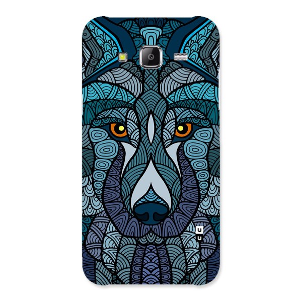 Ethnic Wolf Art Illustration Back Case for Galaxy J5