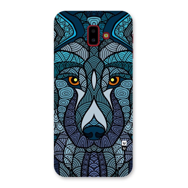 Ethnic Wolf Art Illustration Back Case for Galaxy J6 Plus