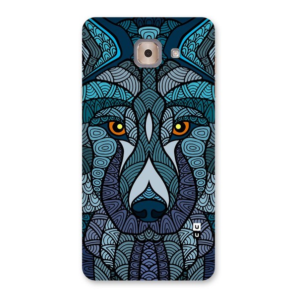 Ethnic Wolf Art Illustration Back Case for Galaxy J7 Max