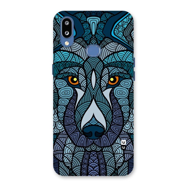 Ethnic Wolf Art Illustration Back Case for Galaxy M01s