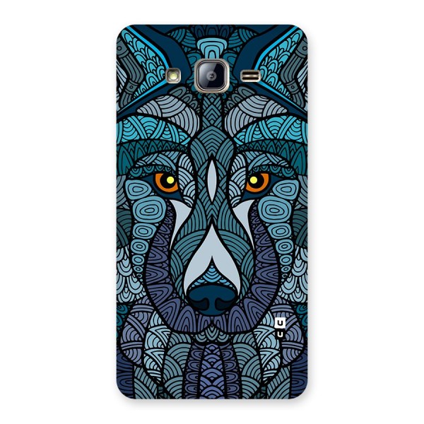 Ethnic Wolf Art Illustration Back Case for Galaxy On5