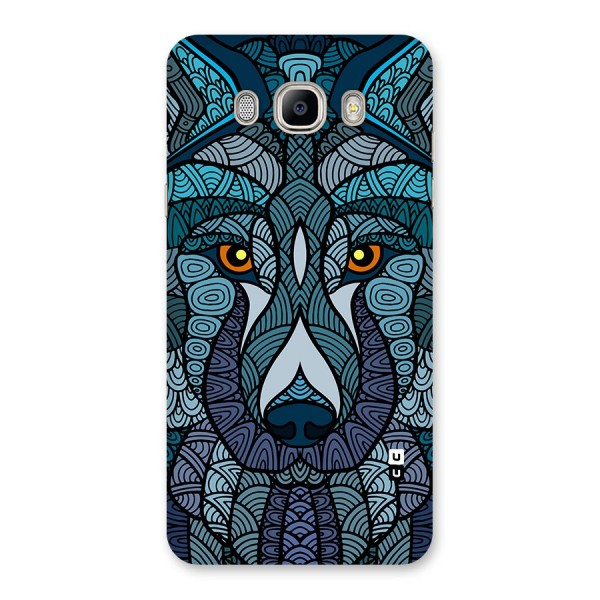 Ethnic Wolf Art Illustration Back Case for Galaxy On8