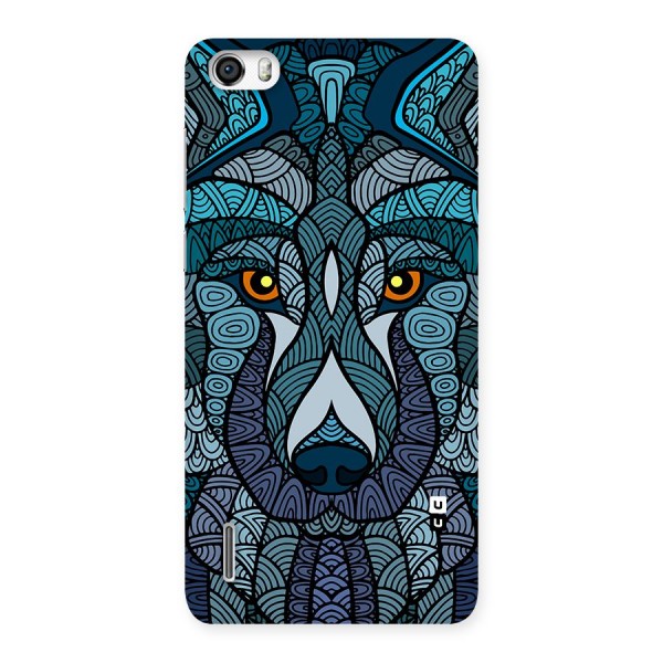 Ethnic Wolf Art Illustration Back Case for Honor 6