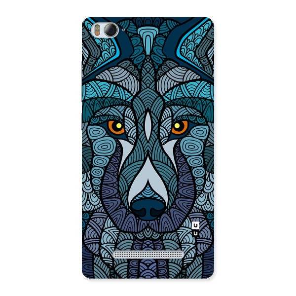 Ethnic Wolf Art Illustration Back Case for Mi4i