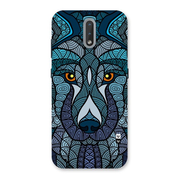 Ethnic Wolf Art Illustration Back Case for Nokia 2.3