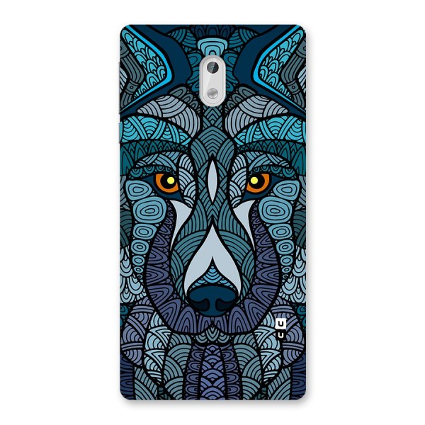 Ethnic Wolf Art Illustration Back Case for Nokia 3