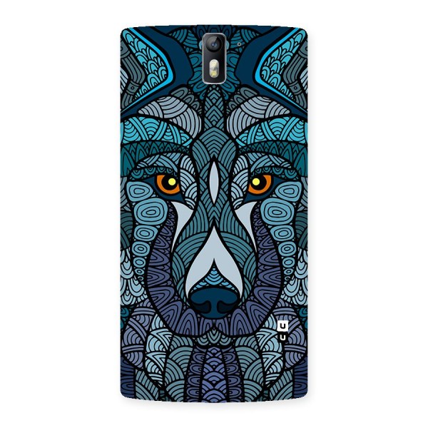 Ethnic Wolf Art Illustration Back Case for OnePlus One