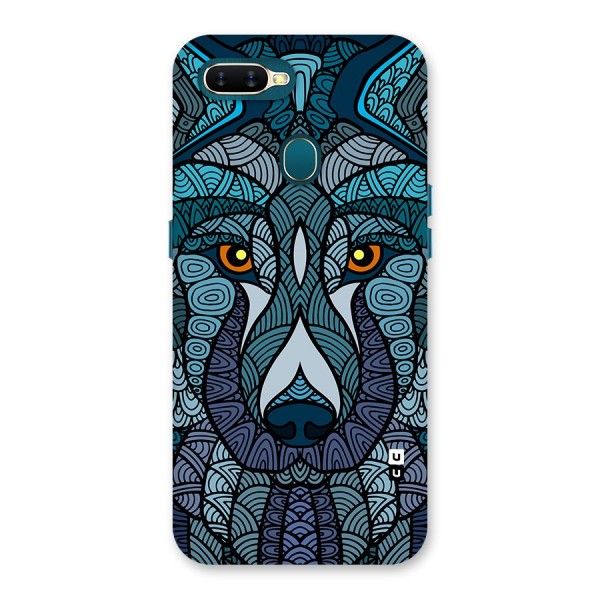 Ethnic Wolf Art Illustration Back Case for Oppo A11k