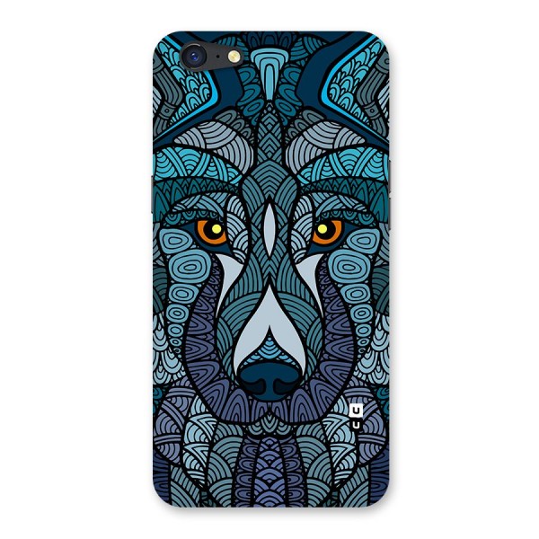 Ethnic Wolf Art Illustration Back Case for Oppo A71