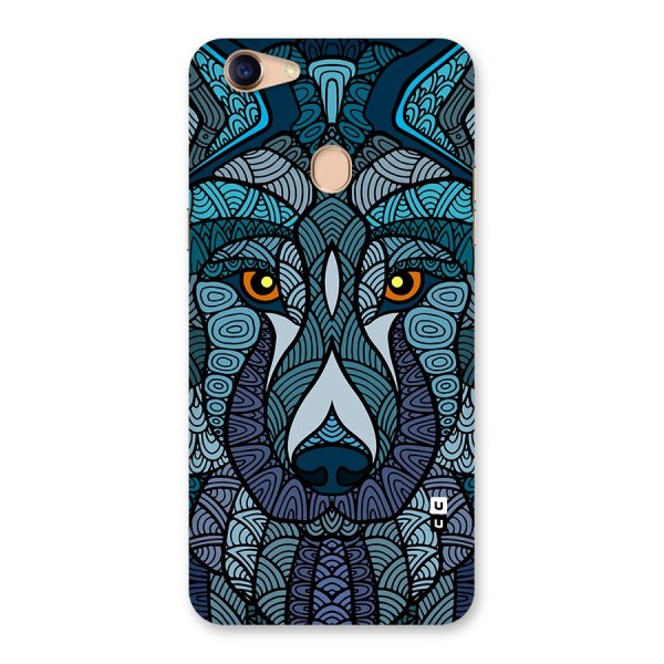 Ethnic Wolf Art Illustration Back Case for Oppo F5