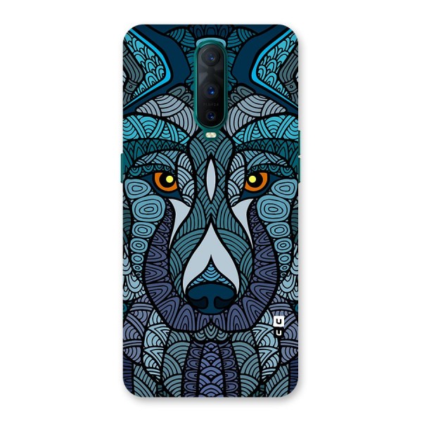 Ethnic Wolf Art Illustration Back Case for Oppo R17 Pro