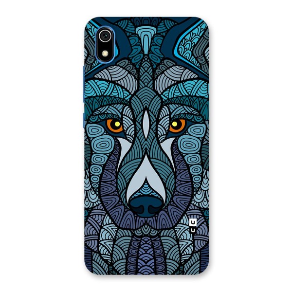 Ethnic Wolf Art Illustration Back Case for Redmi 7A