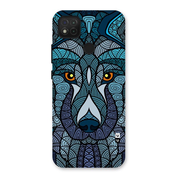 Ethnic Wolf Art Illustration Back Case for Redmi 9C