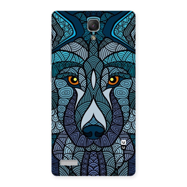 Ethnic Wolf Art Illustration Back Case for Redmi Note