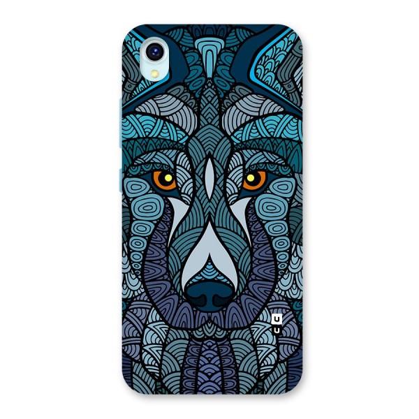 Ethnic Wolf Art Illustration Back Case for Vivo Y1s