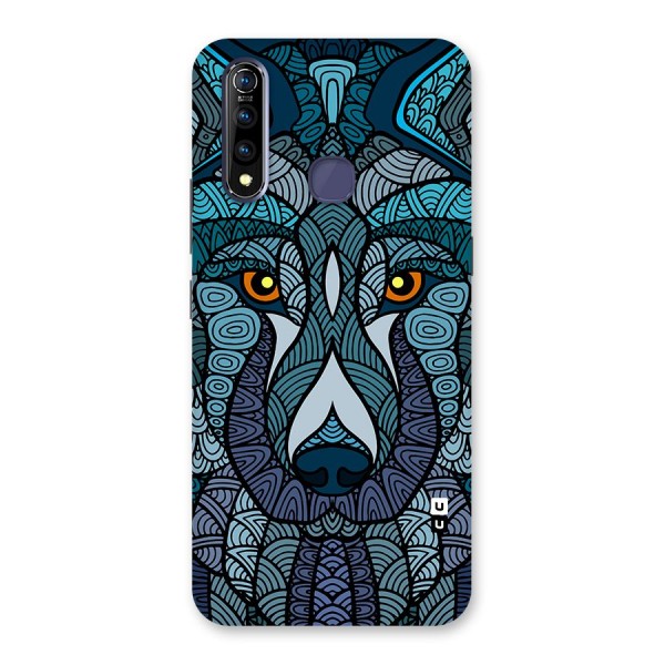 Ethnic Wolf Art Illustration Back Case for Vivo Z1 Pro