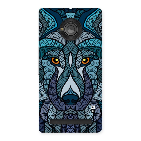 Ethnic Wolf Art Illustration Back Case for Yuphoria