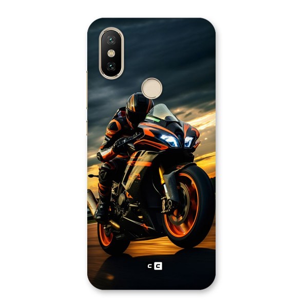 Evening Highway Back Case for Mi A2