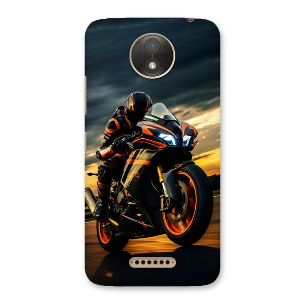 Evening Highway Back Case for Moto C Plus