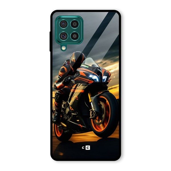 Evening Highway Glass Back Case for Galaxy F62