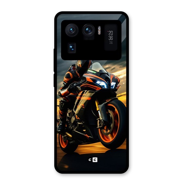 Evening Highway Glass Back Case for Mi 11 Ultra