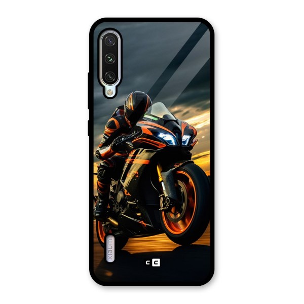 Evening Highway Glass Back Case for Mi A3