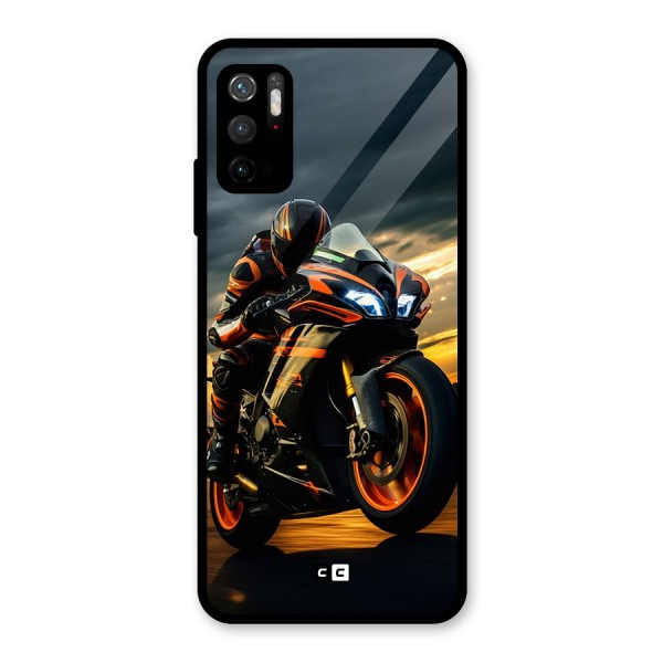 Evening Highway Glass Back Case for Poco M3 Pro 5G