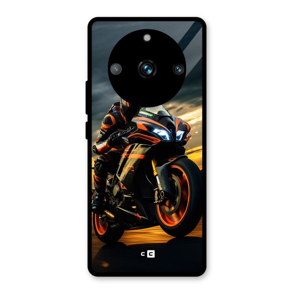 Evening Highway Glass Back Case for Realme 11 Pro Plus