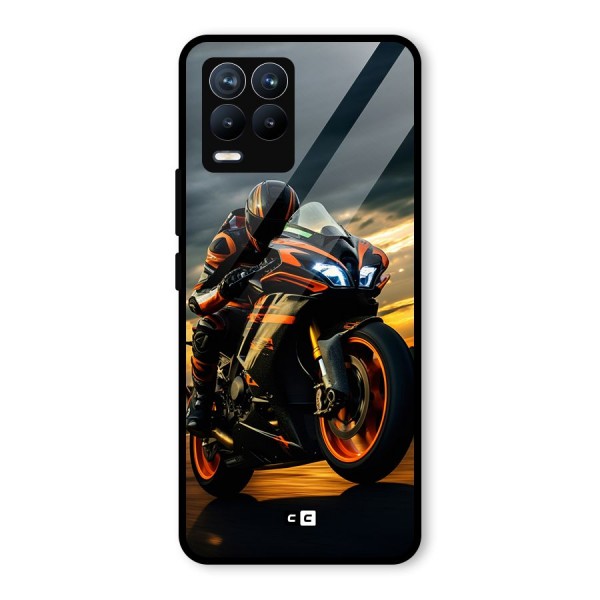 Evening Highway Glass Back Case for Realme 8