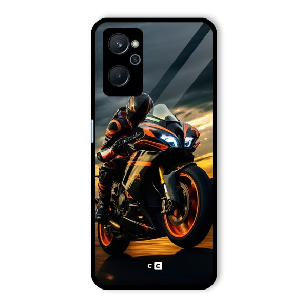 Evening Highway Glass Back Case for Realme 9i