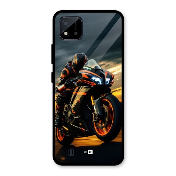 Evening Highway Glass Back Case for Realme C11 2021