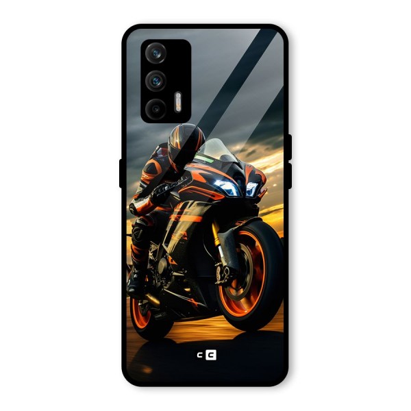 Evening Highway Glass Back Case for Realme GT 5G