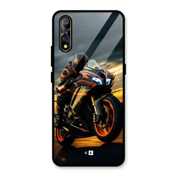 Evening Highway Glass Back Case for Vivo Z1x