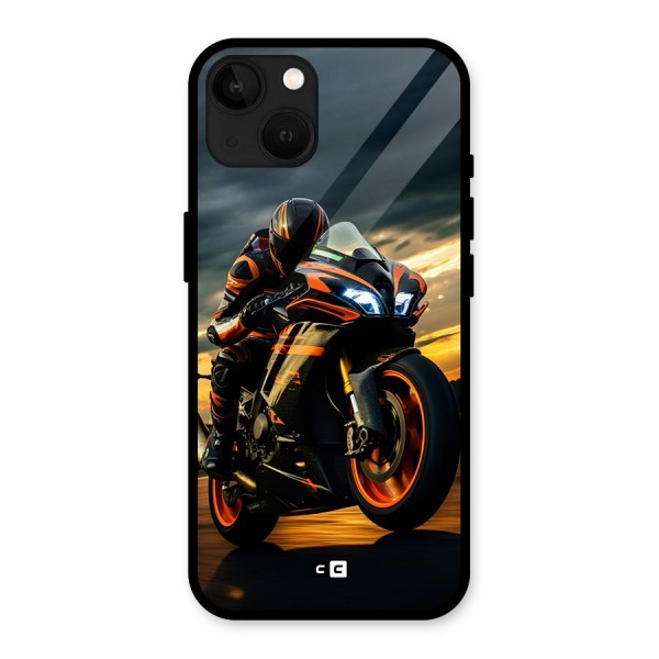 Evening Highway Glass Back Case for iPhone 13