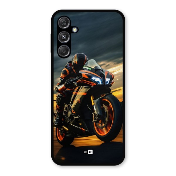 Evening Highway Metal Back Case for Galaxy M34 5G