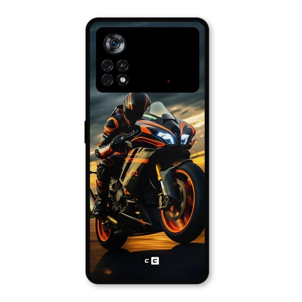 Evening Highway Metal Back Case for Poco X4 Pro 5G