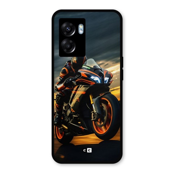 Evening Highway Metal Back Case for Realme Narzo 50 5G