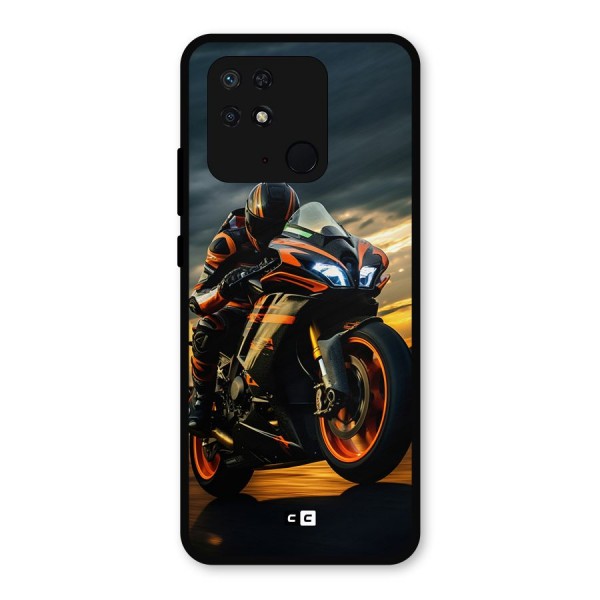 Evening Highway Metal Back Case for Redmi 10