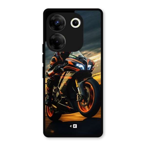 Evening Highway Metal Back Case for Tecno Camon 20 Pro