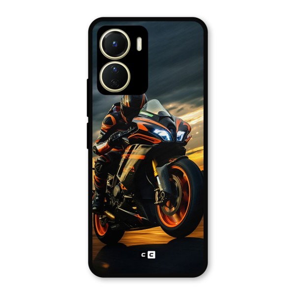 Evening Highway Metal Back Case for Vivo Y16