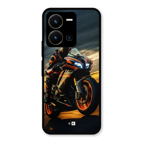 Evening Highway Metal Back Case for Vivo Y35