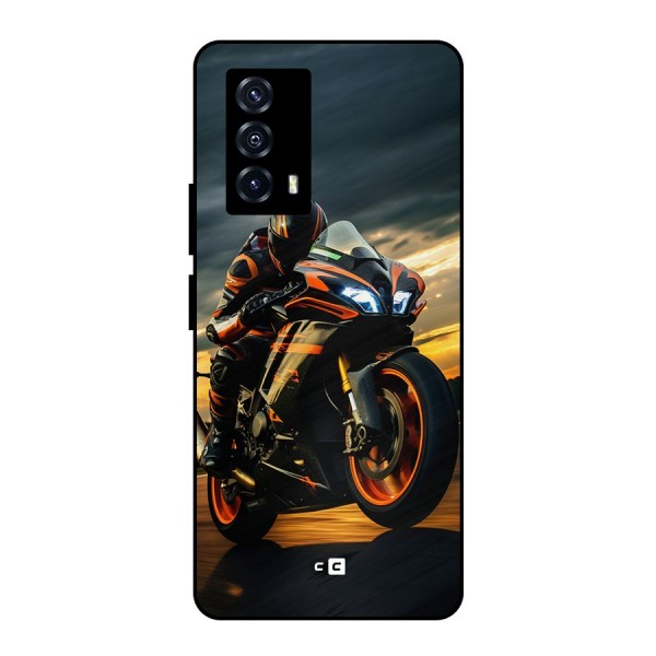 Evening Highway Metal Back Case for iQOO Z5